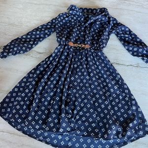 Always Indigo Collared Dress